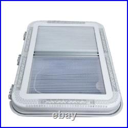 820x620mm Camper Van Skylight Roof Vent LED Dome Motorhome Horsebox Caravan