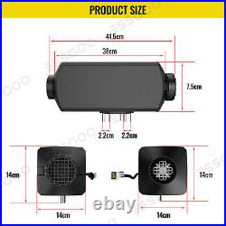 8KW 12V Diesel Air Heater for Caravan Camper Van Motorhome Night Parking Truck