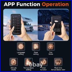 8KW Diesel Air Heater Toolbox 12V/24V Caravan Camper Van Motorhome Night Parking