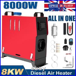 8KW Diesel Heater 12V Caravan Camper Van Air Motorhome SUV RV Night Parking Hot