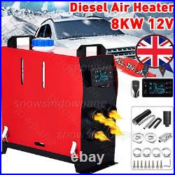 8KW Portable Diesel Heater Caravan Camper Van 12V Air Motorhome Night Parking
