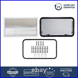 900 x 500 mm Camper Van Cassette Windows Motorhome Conversion Tempered Glass