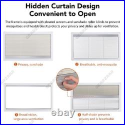 900 x 500 mm Camper Van Cassette Windows Motorhome Conversion Tempered Glass
