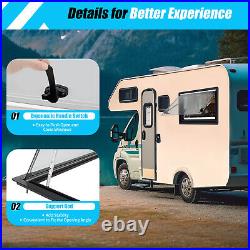 900500mm Camper Van RV Cassette Window Hinged Blinds Caravan Motorhome Horsebox