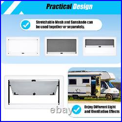 900500mm Camper Van RV Cassette Window Hinged Blinds Caravan Motorhome Horsebox