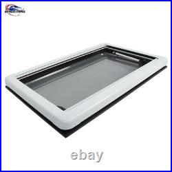 900550mm Cassette Sliding Hinged Window +Caravan Blind For Motorhome Camper Van