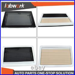 900550mm Cassette Sliding Hinged Window +Caravan Blind For Motorhome Camper Van