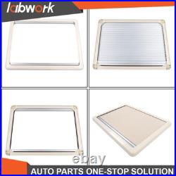 900mm×400mm Motorhome Blind Flyscreen Caravan Camper Van Conversion RV Cream Col