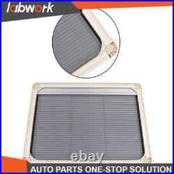 900mm×400mm Motorhome Blind Flyscreen Caravan Camper Van Conversion RV Cream Col