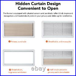 900x450mm Camper Van RV Cassette Window Hinged Blinds Caravan Motorhome Horsebox