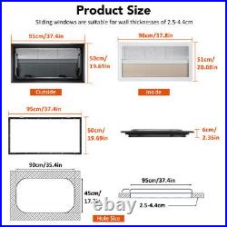 900x450mm Camper Van RV Cassette Window Hinged Blinds Caravan Motorhome Horsebox