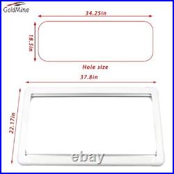 90cmx50cm White Blind Flyscreen Caravan Camper Van Motorhome Conversion Rv