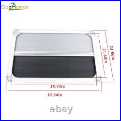 90cmx55cm Motorhome White Blind Flyscreen Caravan Camper Van Conversion RV