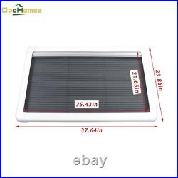 90cmx55cm Motorhome White Blind Flyscreen Caravan Camper Van Conversion RV