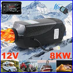 Air Diesel Heater 12V Caravan Camper Van Air Motorhome 8KW 10L Night Parking UK