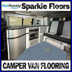 Altro Sparkly Slate Grey Camper Van Flooring / Motorhome Caravan Safety Flooring