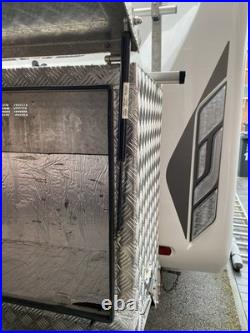 Armitage Fold Away Bike Rack/carrier Motorhome Or Camper Van plus aluminium box