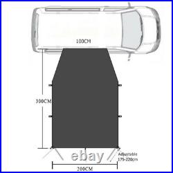 Awning Sun Canopy Kit For Campervan Motorhome Outdoor SUV Van Campervan