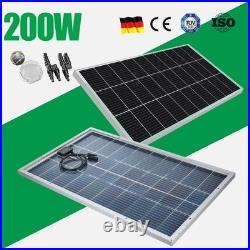 Bifacial 12V 200W 195W Mono Solar Panel for Home Motorhome Camper Van Caravan