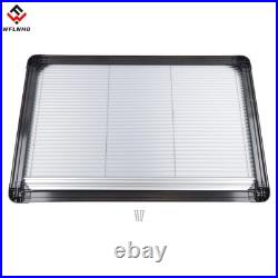 Black Blind Flyscreen Caravan Camper Van Motorhome Conversion RV 145cmx55cm