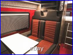 Black Camper Van Pleated Blind & Flyscreen Caravan Motorhome Horsebox 42 x 72cm