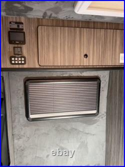 Black Camper Van Pleated Blind & Flyscreen Caravan Motorhome Horsebox 42 x 72cm