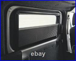 Black Camper Van Pleated Blind & Flyscreen Caravan Motorhome Horsebox 54 x 44cm