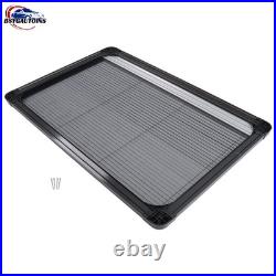 Black Motorhome Blind Flyscreen Caravan Camper Van Conversion RV 100cm×50cm