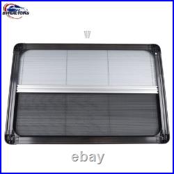 Black Motorhome Blind Flyscreen Caravan Camper Van Conversion RV 110cm×60cm
