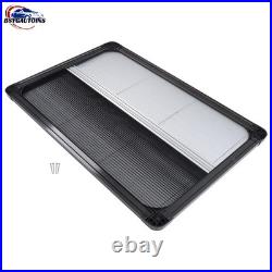 Black Motorhome Blind Flyscreen Caravan Camper Van Conversion RV 110cm×60cm