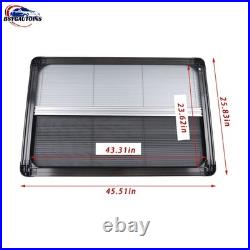 Black Motorhome Blind Flyscreen Caravan Camper Van Conversion RV 110cm×60cm