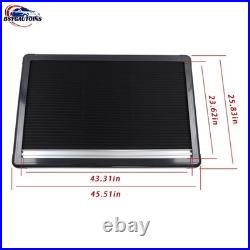 Black Motorhome Blind Flyscreen Caravan Camper Van Conversion RV 110cm×60cm