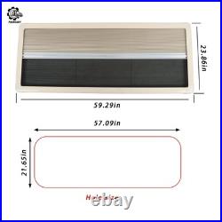 Blind Flyscreen 145cm×55cm Caravan Camper Van Motorhome Conversion RV Cream