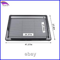 Blind Flyscreen Black Caravan Camper Van Motorhome Conversion Rv 100cm×65cm