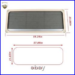 Blind Flyscreen Cream Motorhome Caravan Camper Van Conversion RV 145cmX55cm
