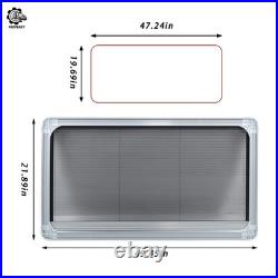 Blind Flyscreen Grey Caravan Camper Van Motorhome Conversion Rv 120cmx50cm