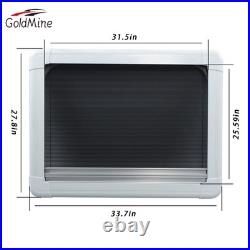 Blind Flyscreen Motorhome Caravan Camper Van Conversion Rv White 80cmx65cm