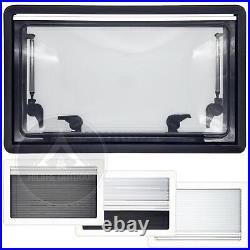 CAMPERVAN WINDOW 800 x 450 TINTED PRIVACY ACRYLIC VAN HORSEBOX CARAVAN MOTORHOME