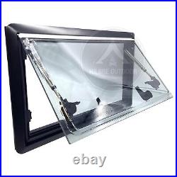 CAMPERVAN WINDOW 800 x 450 TINTED PRIVACY ACRYLIC VAN HORSEBOX CARAVAN MOTORHOME