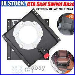 CTA Seat Swivel Base Citroen Relay 2007-2024 Campervan Motorhome Van X250 X290