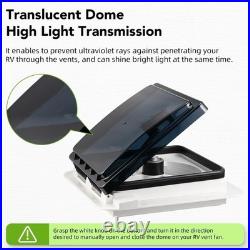 Camper Roof Vent Fan 3 fan speeds Camper Van Motorhome 11x 11'' White 36x36cm