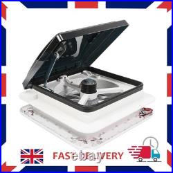 Camper Roof Vent Fan 360mm x 360mm Camper Van Motorhome 11x 11'' 3 fan speeds
