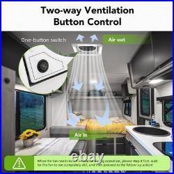 Camper Roof Vent Fan 360mm x 360mm Camper Van Motorhome 11x 11'' 3 fan speeds