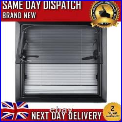 Camper Van Cassette Window Blinds Tempered Glass 500x450mm Motorhome Round Edge