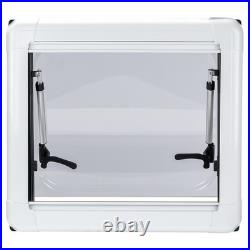 Camper Van Cassette Window Blinds Tempered Glass 500x450mm Motorhome Round Edge