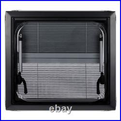 Camper Van Cassette Window Blinds Tempered Glass 500x450mm Motorhome Round Edge