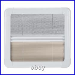 Camper Van Cassette Window Blinds Tempered Glass 500x450mm Motorhome Round Edge
