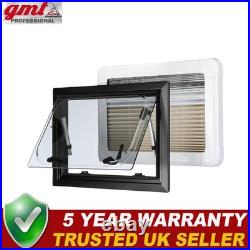 Camper Van Cassette Windows 500 x 350 mm Acrylic Hinged Motorhome Conversion