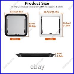 Camper Van Cassette Windows Acrylic Flynet Screen Motorhome Conversion Hinged
