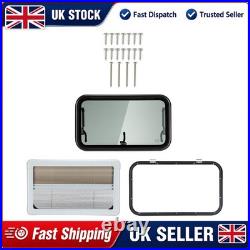 Camper Van Cassette Windows Acrylic Flynet Screen for Motorhome Window Hinged